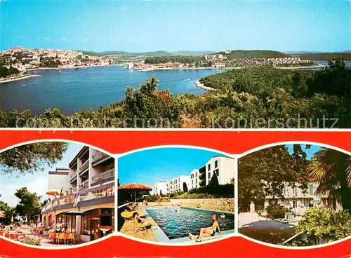 AK / Ansichtskarte Vrsar_Istrien Panorama Hotel Anita Pool Garten Vrsar_Istrien