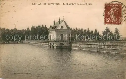 AK / Ansichtskarte Lac_des_Settons Chambre des Machines Barrage Lac_des_Settons