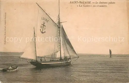 AK / Ansichtskarte Saint Nazaire_Loire Atlantique Voilier Bateau pilote La Loire en croisiere Saint Nazaire