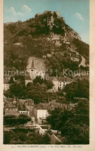 AK / Ansichtskarte Salins les Bains Vue d ensemble et le Fort Belin Salins les Bains