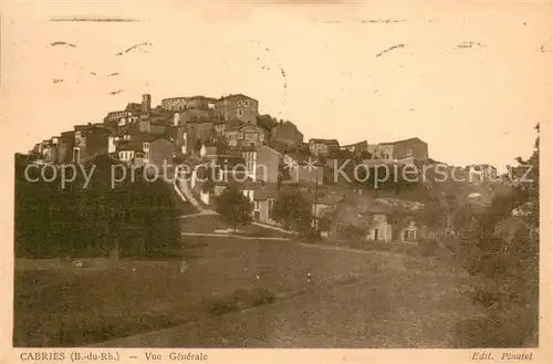 AK / Ansichtskarte Cabries Vue generale Cabries