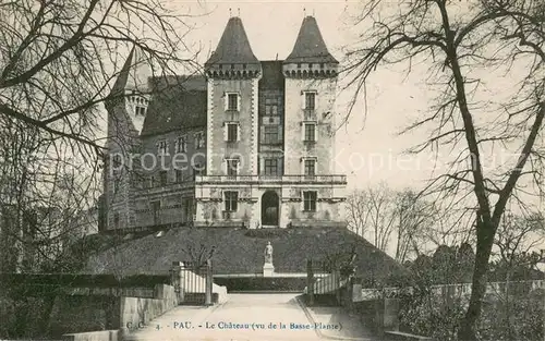 AK / Ansichtskarte Pau Chateau Schloss Pau