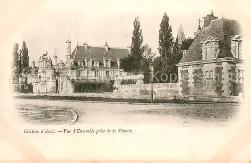 AK / Ansichtskarte Anet Chateau vue d ensemble prise de la Venerie Anet