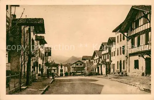 AK / Ansichtskarte Ainhoa Rue principale du village Ainhoa
