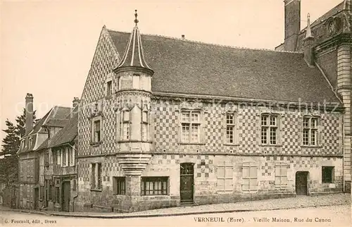 AK / Ansichtskarte Verneuil sur Avre Vieille maison Rue du Canon Verneuil sur Avre