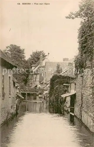 AK / Ansichtskarte Gisors_Eure Vue sur l Epte Gisors Eure
