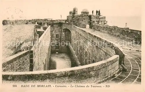 AK / Ansichtskarte Morlaix Rade de Morlaix Carantec Chateau du Taureau Morlaix