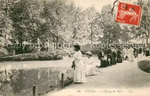 AK / Ansichtskarte Vittel Etang du parc Vittel