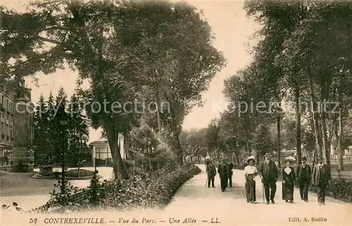 AK / Ansichtskarte Contrexeville_Vosges Une allee du parc Contrexeville_Vosges