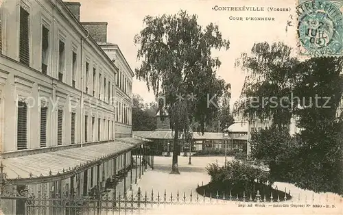 AK / Ansichtskarte Contrexeville_Vosges Cour d honneur Contrexeville_Vosges