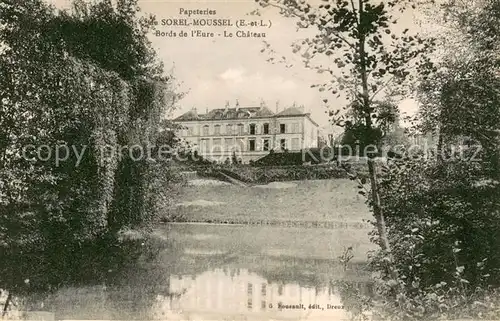 AK / Ansichtskarte Sorel Moussel Bords de lEure Le Chateau Sorel Moussel
