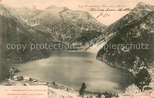 AK / Ansichtskarte Lac_d_Orredon Vallee dAure Vue panoramique 
