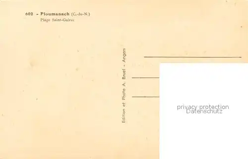 AK / Ansichtskarte Ploumanach Plage Saint Guirec Ploumanach