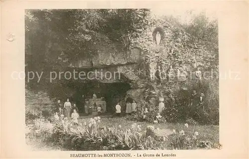 AK / Ansichtskarte Beaumotte les Montbozon La Grotte de Lourdes 