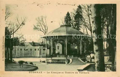 AK / Ansichtskarte Oyonnax La Kiosque et Theatre de Verdure Oyonnax