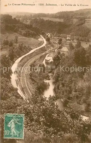 AK / Ansichtskarte Aubusson_Creuse La Vallee de la Creuse Aubusson Creuse