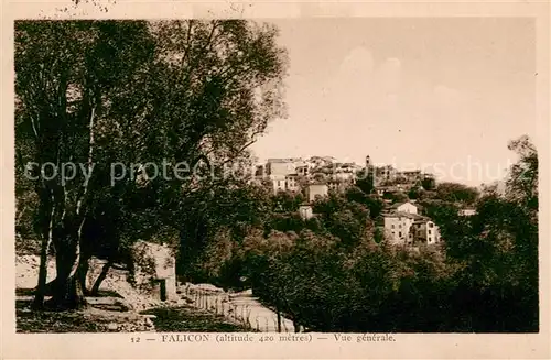 AK / Ansichtskarte Falicon Vue generale Falicon