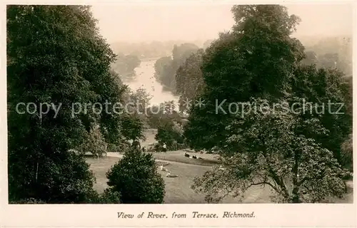 AK / Ansichtskarte Richmond_British_Columbia View of River from Terrace Richmond_British_Columbia