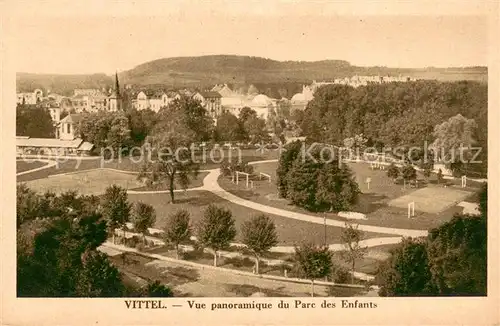 AK / Ansichtskarte Vittel Vue panoramique du Parc des Enfants Vittel