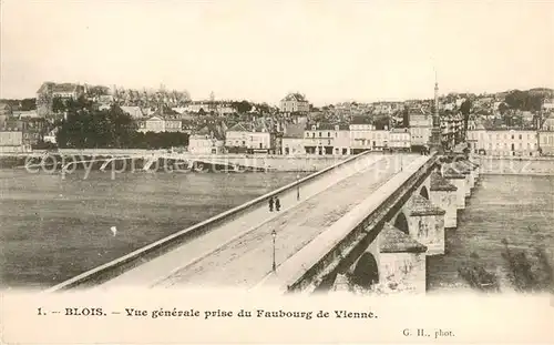 AK / Ansichtskarte Blois_Loir_et_Cher Vue generale prise du Faubourg de Vienne Blois_Loir_et_Cher