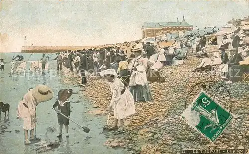 AK / Ansichtskarte Le_Treport La Plage Le_Treport
