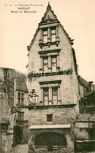 AK / Ansichtskarte Sarlat en Perigord Hotel de Maleville Sarlat en Perigord