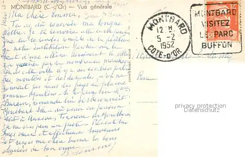 AK / Ansichtskarte Montbard Vue generale Montbard