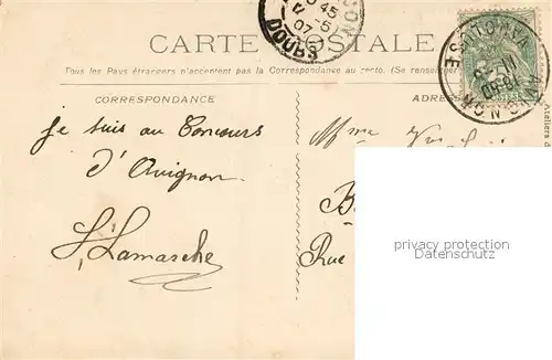 AK / Ansichtskarte Avignon_Vaucluse Pont St Benezet et perspective du Rhone Avignon Vaucluse