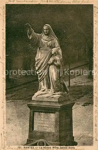 AK / Ansichtskarte Nantes_Loire_Atlantique La Bonne Mere Sainte Anne Nantes_Loire_Atlantique