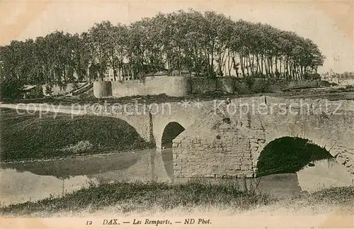 AK / Ansichtskarte Dax_Landes Les Remparts Dax_Landes