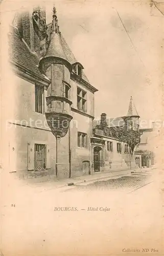 AK / Ansichtskarte Bourges Hotel Cujas Bourges