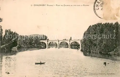AK / Ansichtskarte Chauvigny Pont du Chemin de fer sur la Vienne Chauvigny