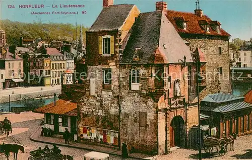 AK / Ansichtskarte Honfleur La Lieutenance Honfleur