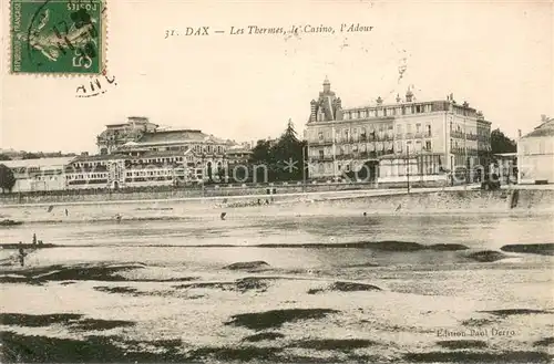 AK / Ansichtskarte Dax_Landes Les Thermes le Casino l Adour Dax_Landes