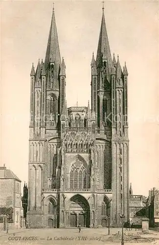 AK / Ansichtskarte Coutances La Cathedrale Coutances
