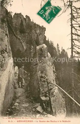 AK / Ansichtskarte La_Schlucht Sentier des Roches La_Schlucht