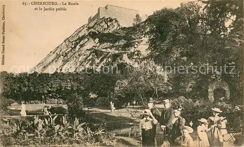 AK / Ansichtskarte Cherbourg La Roule et le jardin public Cherbourg