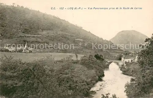 AK / Ansichtskarte Licq Atherey Vue panoramique prise de la Route de Larrau Licq Atherey