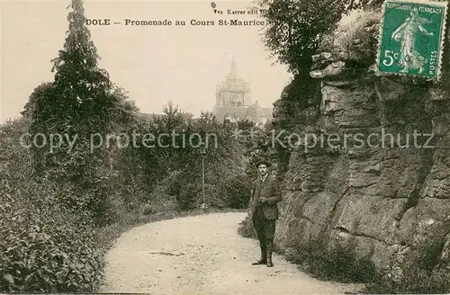 AK / Ansichtskarte Dole_Jura Promenade au Cours Saint Maurice Dole_Jura