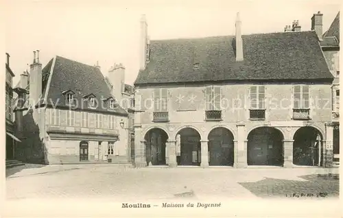AK / Ansichtskarte Moulins_Allier Maisons du Doyenne Moulins Allier