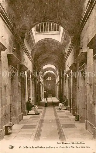 AK / Ansichtskarte Neris les Bains Galerie cote des hommes Neris les Bains