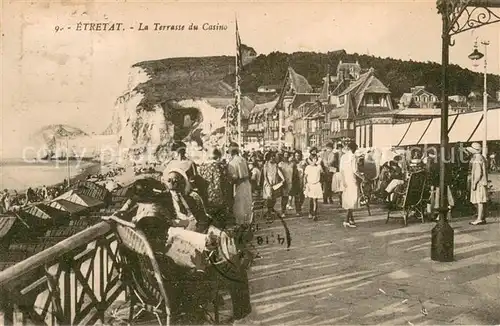 AK / Ansichtskarte Etretat Terrasse du casino Etretat