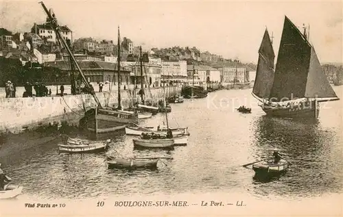 AK / Ansichtskarte Boulogne sur Mer Port Bateaux Boulogne sur Mer