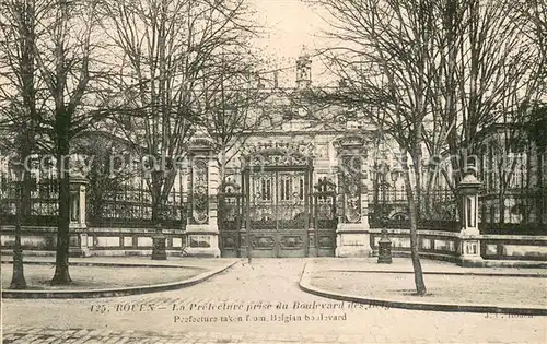 AK / Ansichtskarte Rouen La Prefecture prise du Boulevard des Belges  Rouen