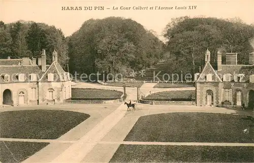 AK / Ansichtskarte Haras_du_Pin La Cour Colbert Avenue Louis XIV Haras_du_Pin