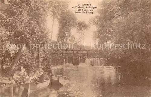 AK / Ansichtskarte Brunoy Les vannes du Moulin de Rochops Brunoy