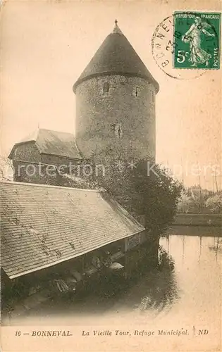 AK / Ansichtskarte Bonneval_d_Eure et Loir Vieille Tour Refuge Municipal Bonneval_d_Eure et Loir