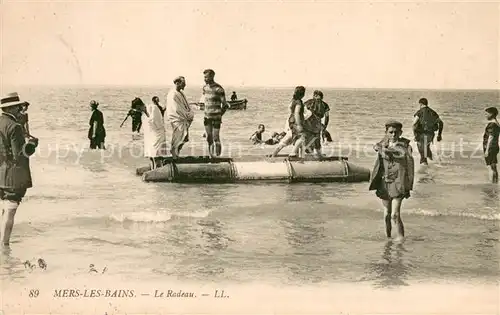 AK / Ansichtskarte Mers les Bains Le radeau Mers les Bains