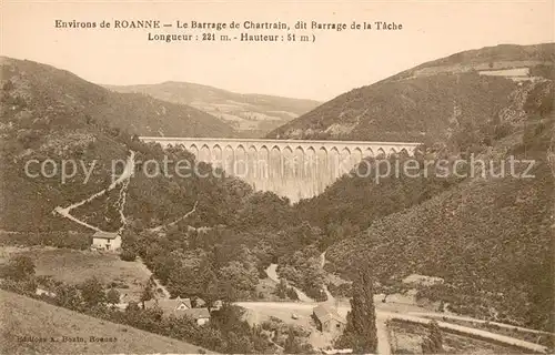AK / Ansichtskarte Renaison Barrage de Chartrain dit Barrage de la Tache Renaison