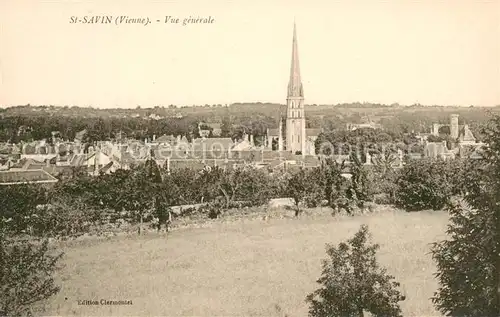 AK / Ansichtskarte Saint Savin_Vienne Vue generale Saint Savin Vienne